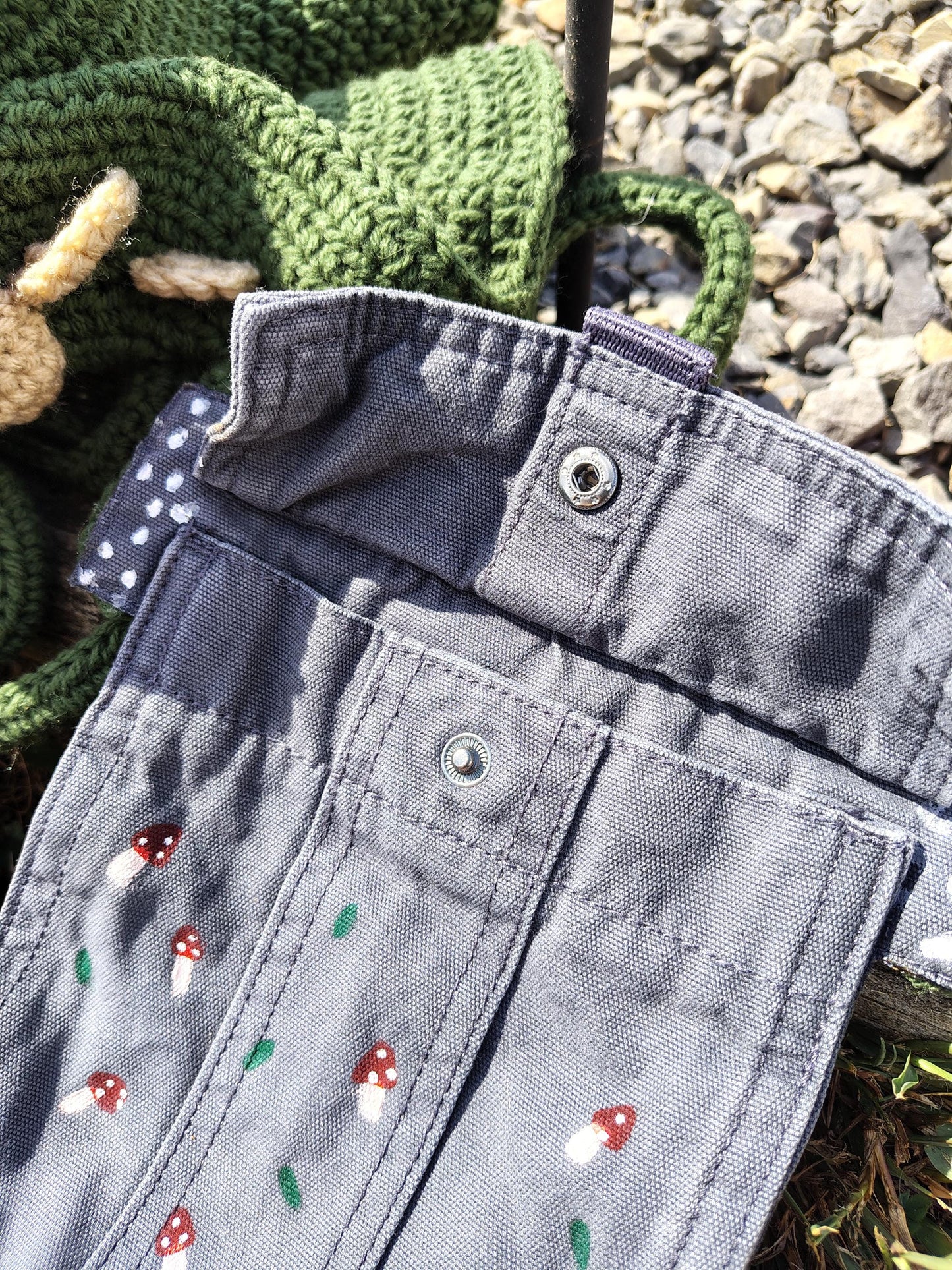 Cottagecore Mushroom Hat and Matching Cross Body Bag